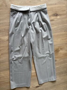 Babaton Light Gray Bureau pants size 12